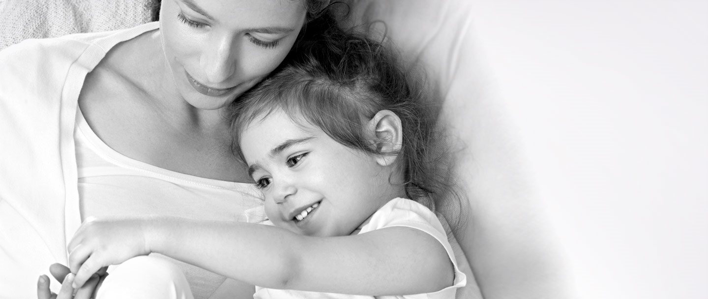 Madre con su hija.